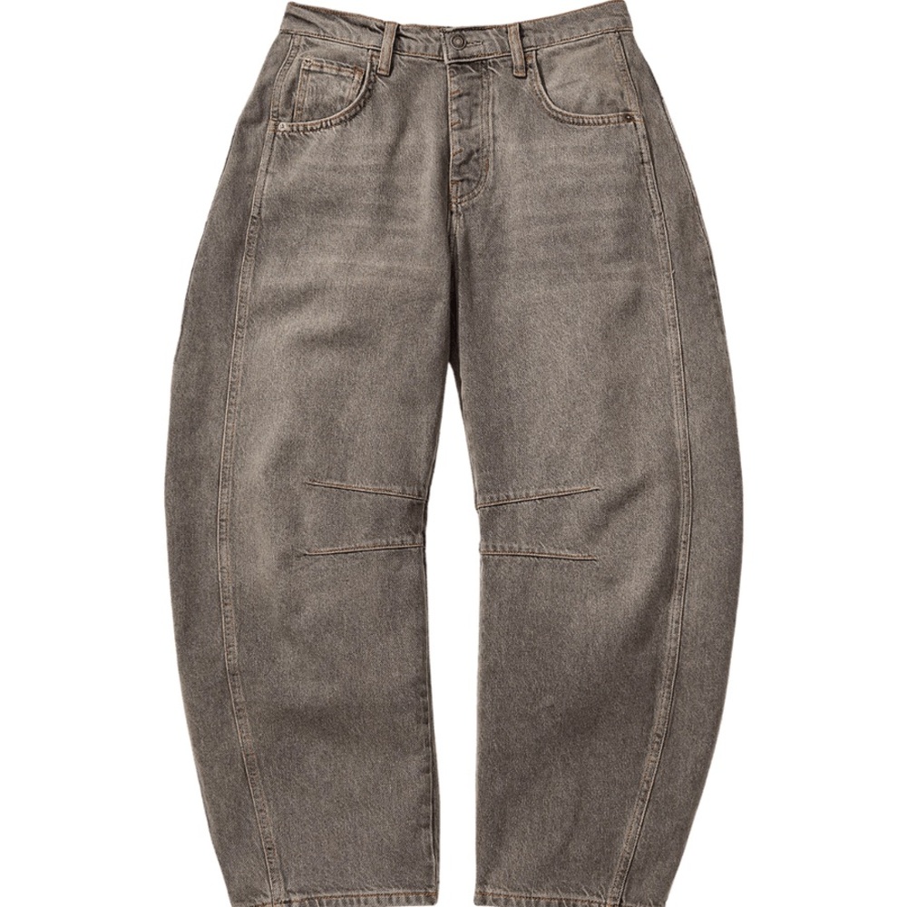 Free People // We The Free Good Luck Barrel Jeans Archive Grey